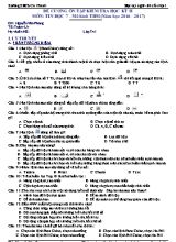Đề cương ôn tập kiểm tra học kỳ II môn Tin học Lớp 7 - Năm học 2016-2017